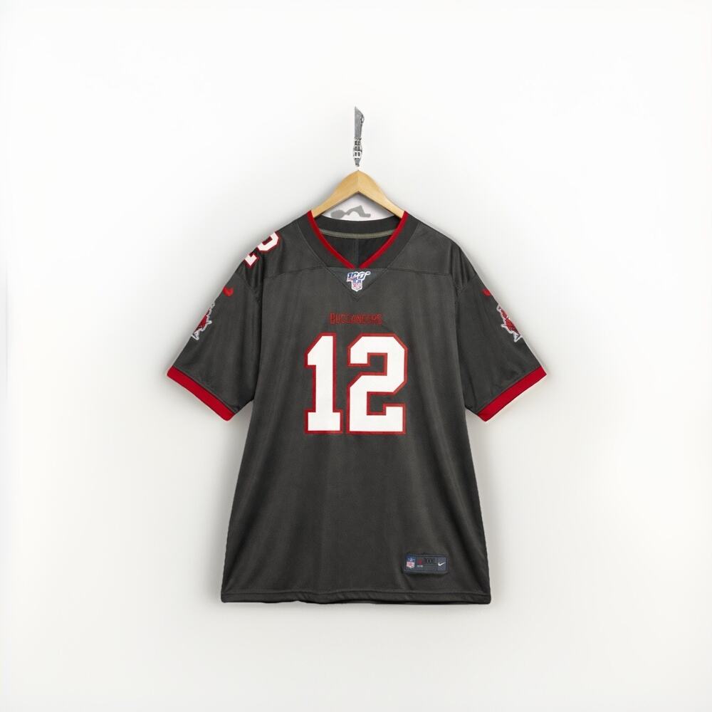 Nike Tom Brady Tampa Bay Buccaneers Vapor Limited Jersey Pewter Men’s XXXL NFL
